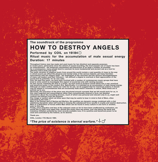Coil - How To Destroy Angels [LP]