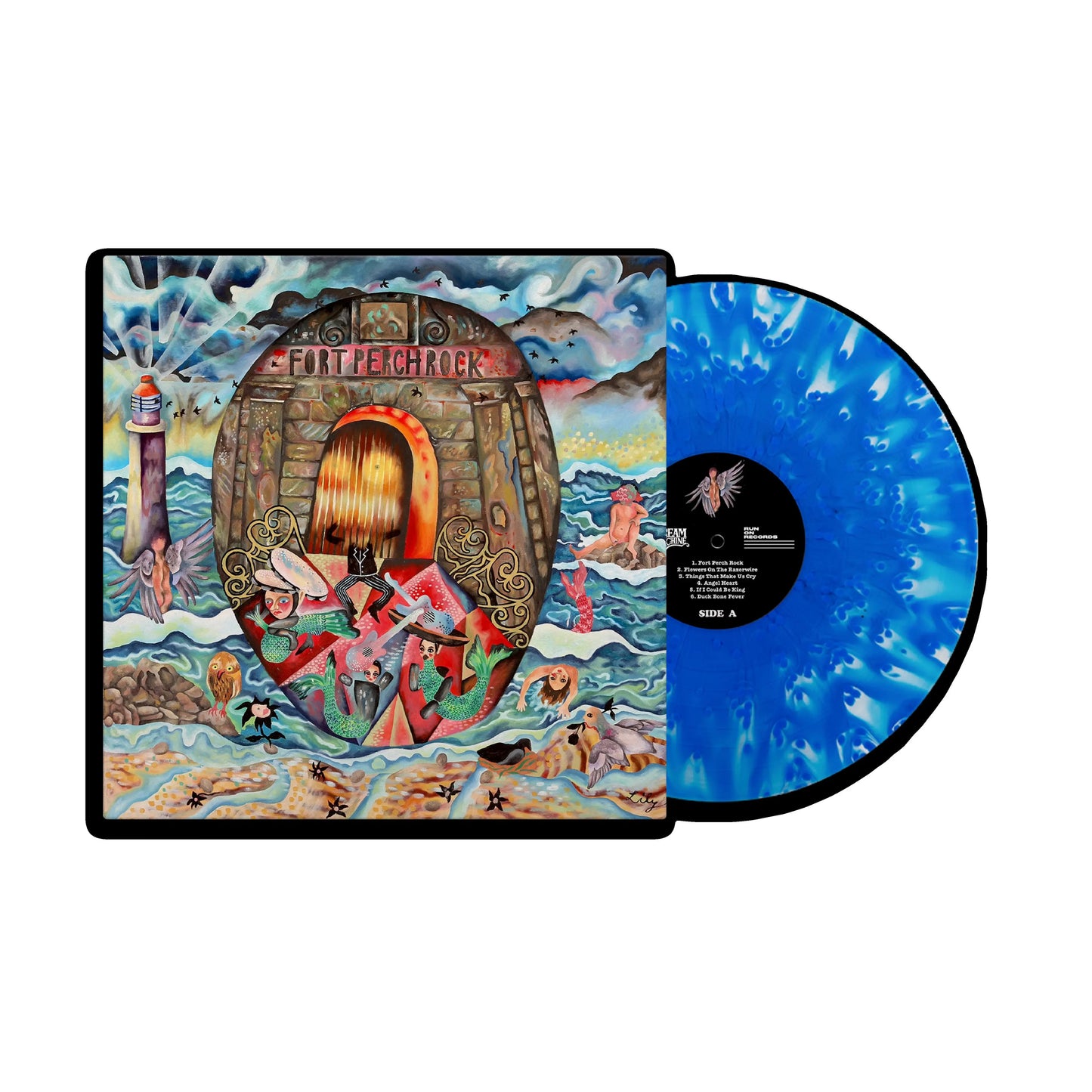 The Dream Machine - Fort Perch Rock [Coloured Vinyl - Cloudy Blue]