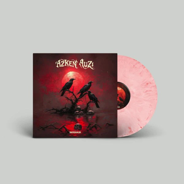 Azken Auzi - Infernua [White with red marble coloured vinyl]