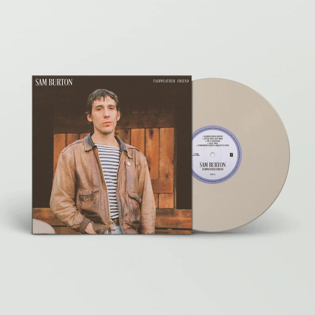 Sam Burton - Fairweather Friend [Bone coloured vinyl]