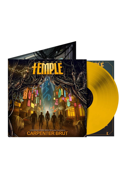 Carpenter Brut - Leather Temple [Yellow Coloured Vinyl in Gatefold Jacket]