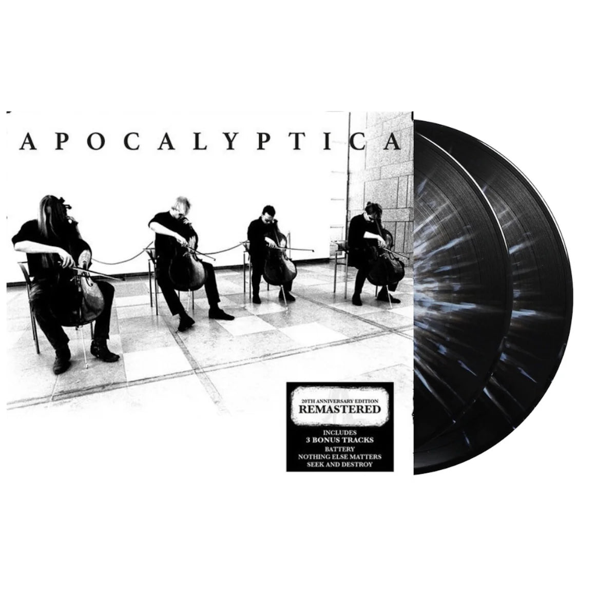 Apocalyptica	- Plays Metallica [2LP black double vinyl with white splatter]