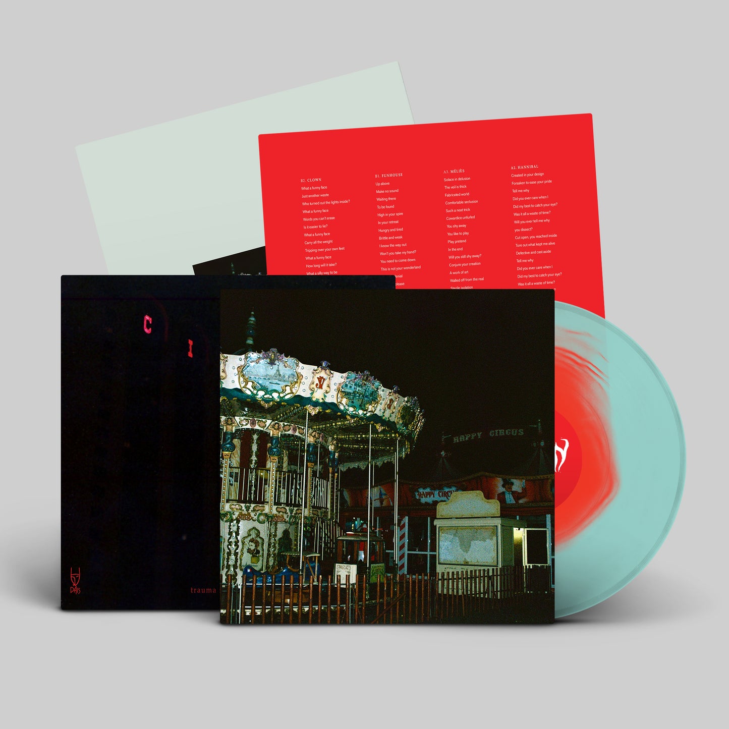 trauma ray - Carnival [red into clear coloured vinyl]