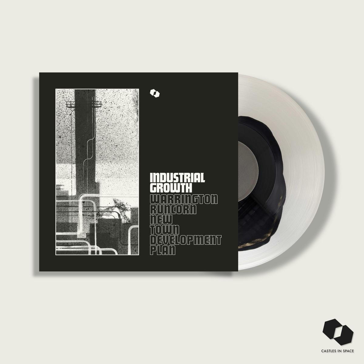 Warrington-Runcorn New Town Development Plan - Industrial Growth [Black inside clear vinyl]
