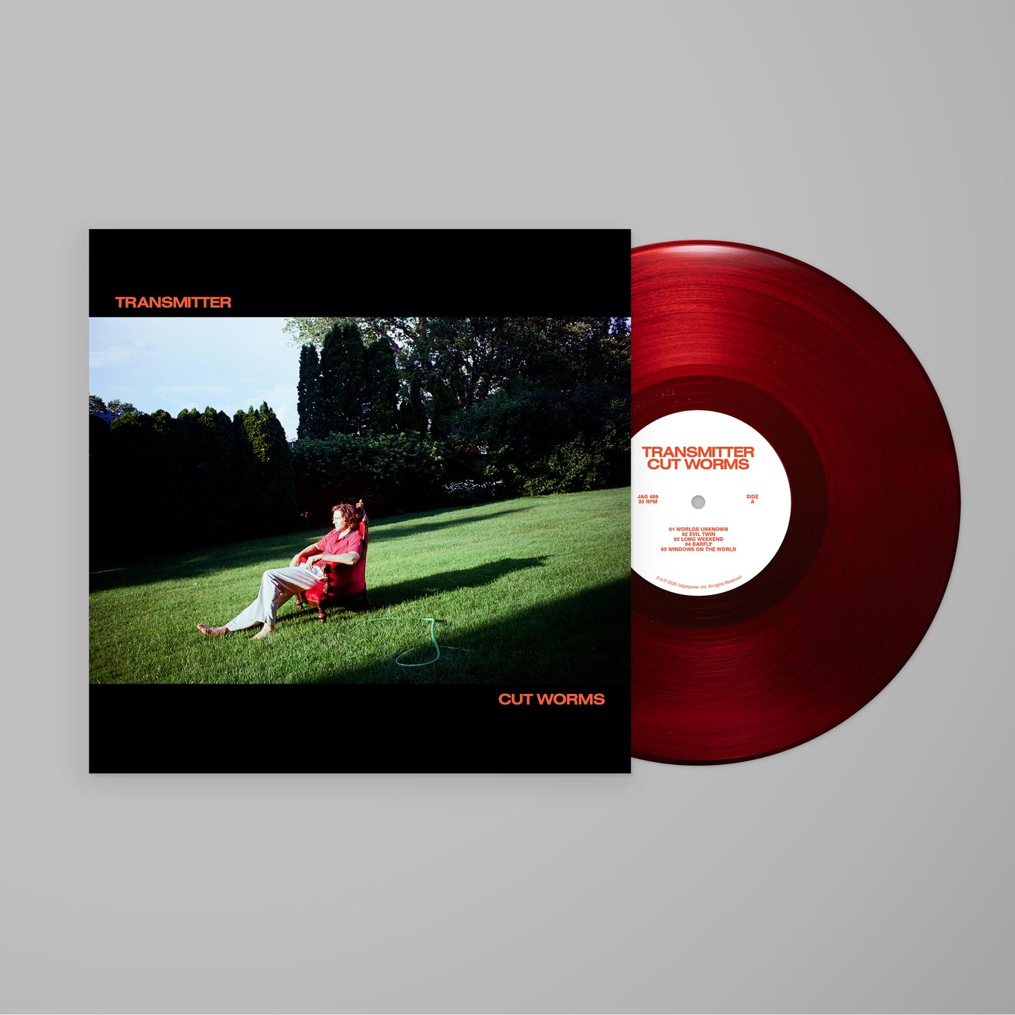 Cut Worms - Transmitter [Clear Red Vinyl]