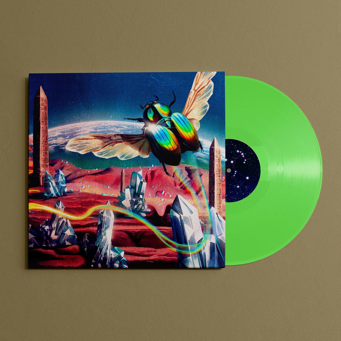 Danger Mouse & Jemini - Born Again [Fluorescent Green Vinyl]