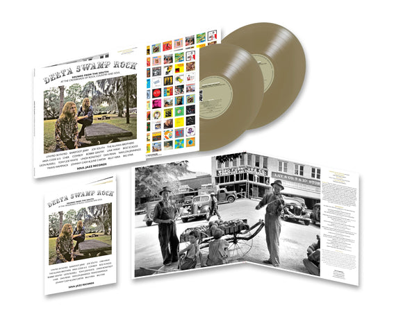Soul Jazz Records Presents Delta Swamp Rock – Sounds From The South: At The Crossroads Of Rock, Country And Soul [2LP Gold Coloured Vinyl]
