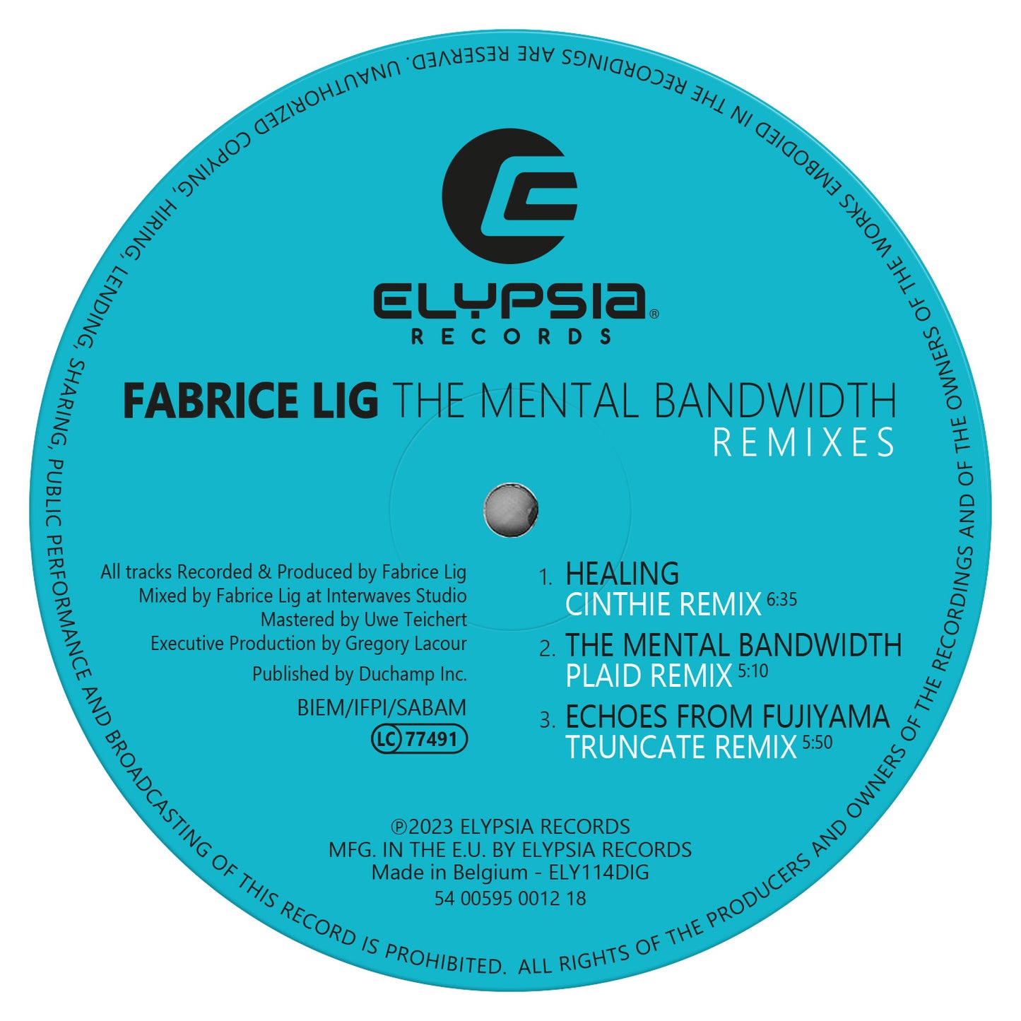 Fabrice Lig - The Mental Bandwidth Remixes