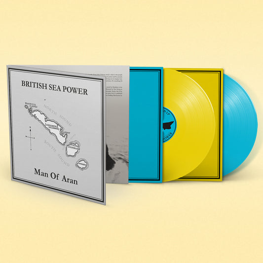 Sea Power - Man Of Aran 2LP (Yellow & Blue Vinyl)