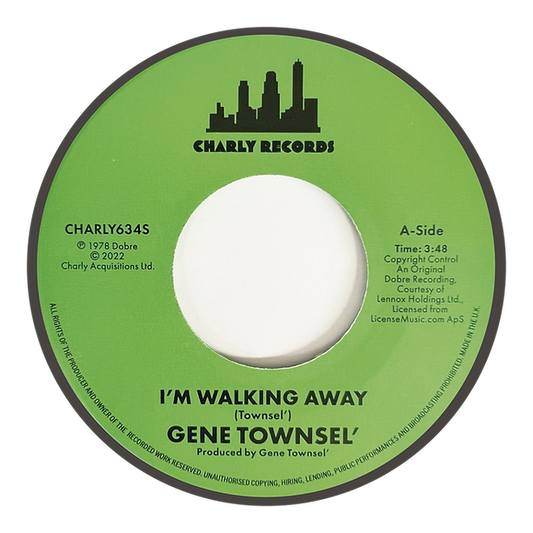 GENE TOWNSEL - I’M WALKING AWAY / THERE’S NO USE HIDING [7" Vinyl]