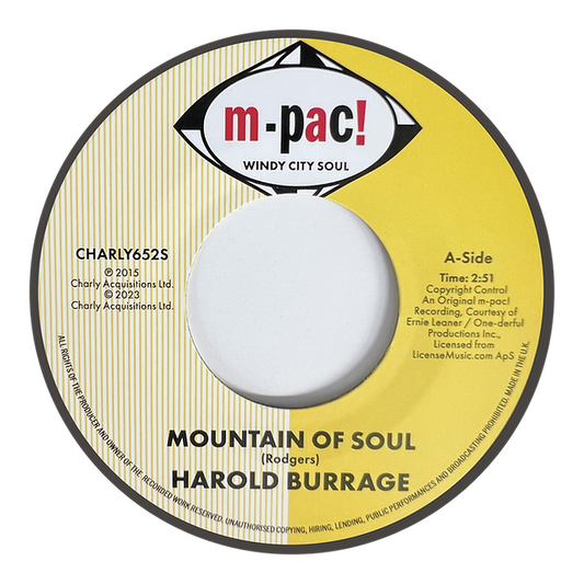 HAROLD BURRAGE / WILLIE PARKER - MOUNTAIN OF SOUL / SO GLAD [7" Vinyl]