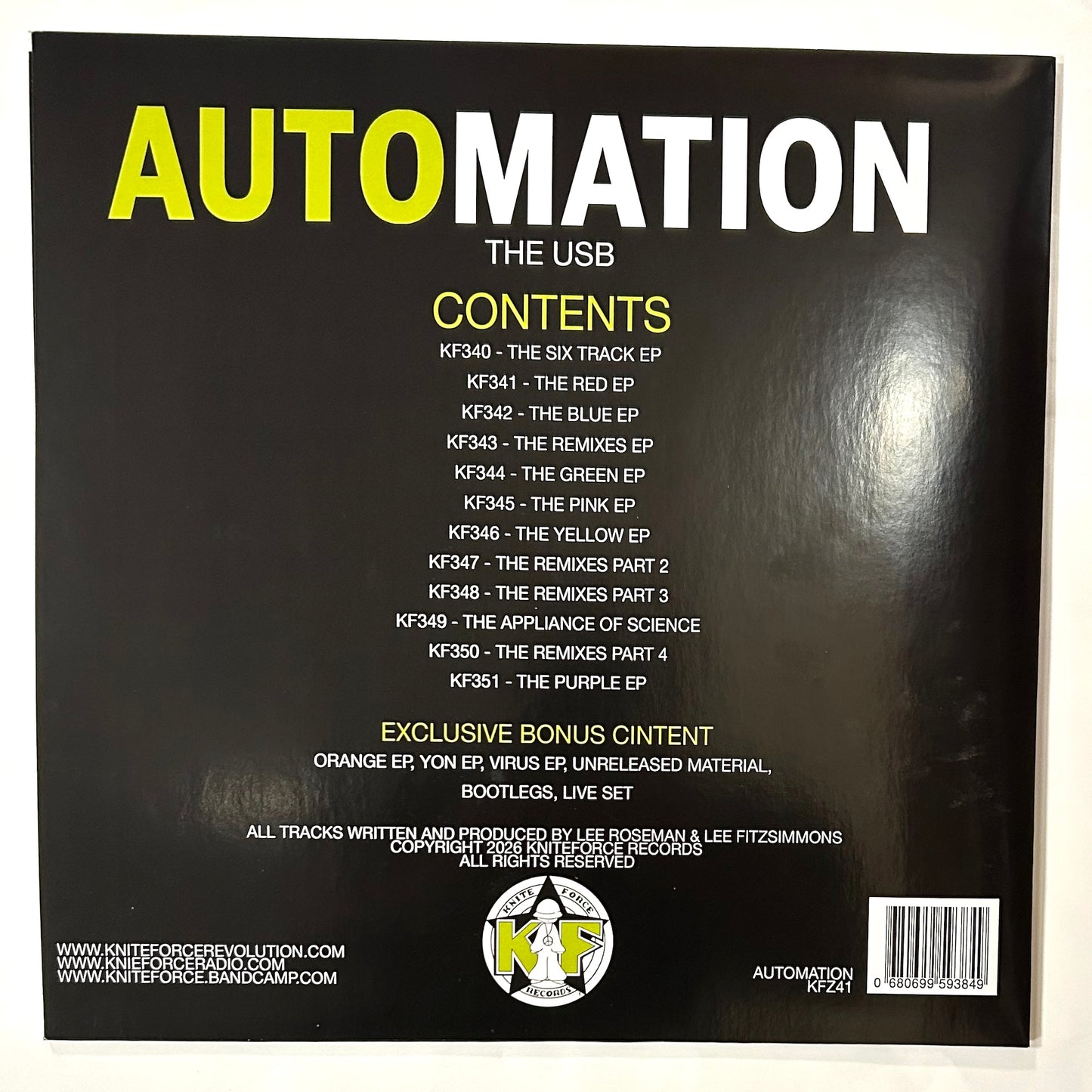 Automation - The USB (All The Automation Releases) (USB)