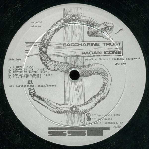 SACCHARINE TRUST - Paganicons