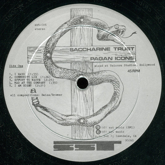 SACCHARINE TRUST - Paganicons