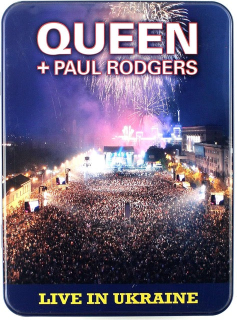 QUEEN + PAUL RODGERS - LIVE IN UKRAINE [LIM ED. DVD (PAL REGION 2) + 2CD + LARGE T-SHIRT BOXSET]