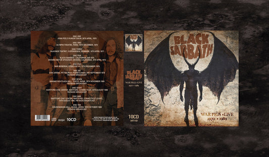 BLACK SABBATH - WAR PIGS -  LIVE 1970 -1989 [10CD BOXSET]