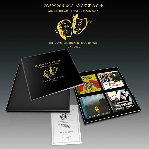 BARBARA DICKSON - MORE BRECHT THAN BROADWAY - THE COMPLETE THEATRE RECORDINGS - LIMITED EDITION SIGNED BOXSET