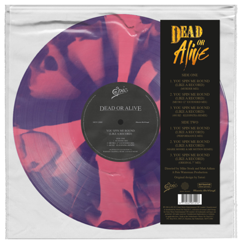 Dead Or Alive - You Spin Me Round (Like A Record) (1 x 12" Coloured)