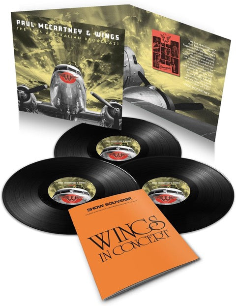 Wings - The 1975 Australian Broadcast [Triple Vinyl Album + replica concert program]