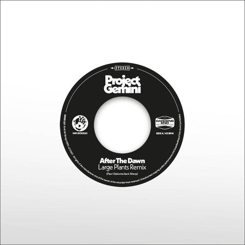 PROJECT GEMINI - AFTER THE DAWN (LARGE PLANTS RMX)/DARKNESS RISING [7" Vinyl]