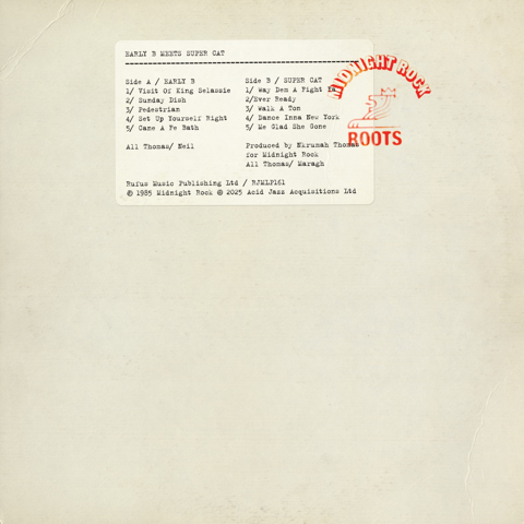 Early B & Super Cat - Early B Meets Super Cat