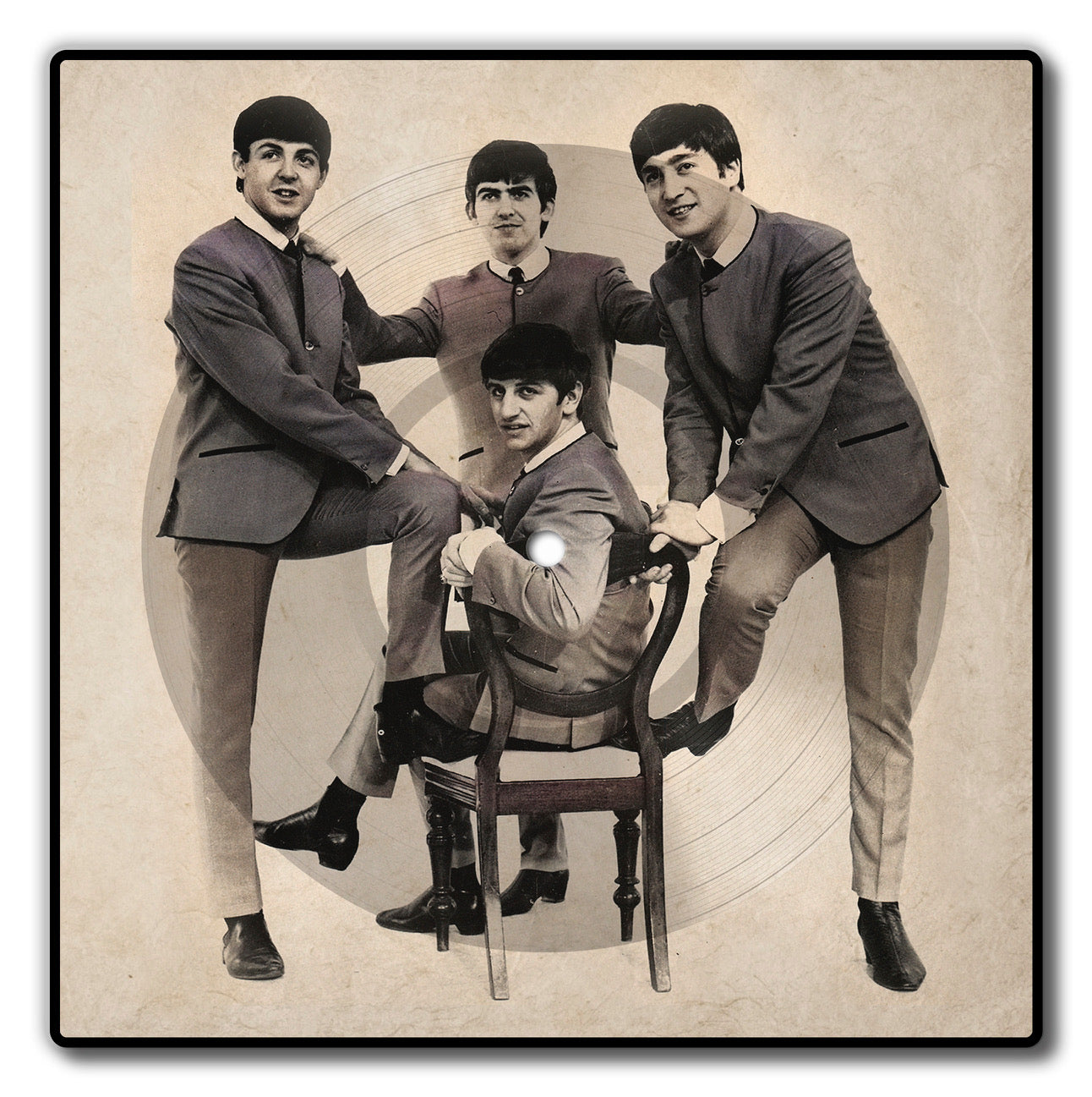 THE BEATLES - LOVE ME DO [SQUARE PICTURE 7" DISC]