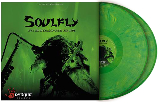 Soulfly - Live At Dynamo Open Air 1998 (2LP Green/yellow marbled Vinyl)
