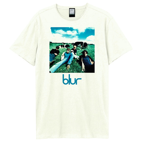 Blur Leisure [White T-Shirt] (Small)