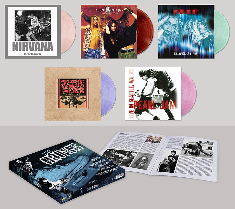 NIRVANA • ALICE IN CHAINS • PEARL JAM • SOUNDGARDEN • STONE TEMPLE PILOTS - Live Grunge [5LP BOXSET]