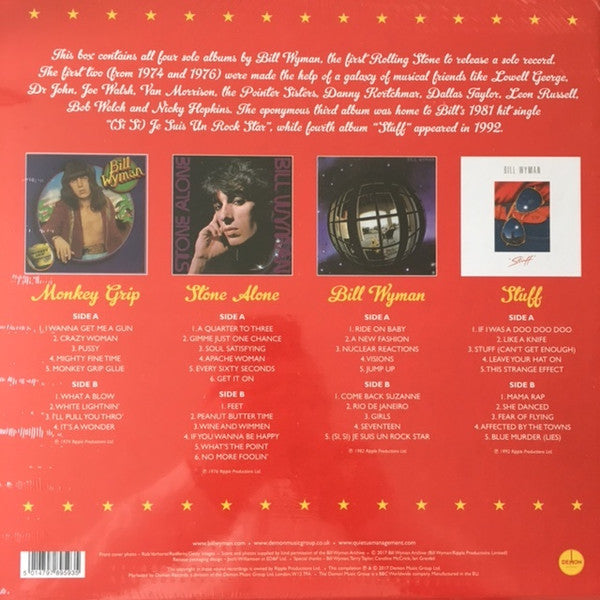 BILL WYMAN - WHITE LIGHTNIN' - THE SOLO BOX [4LP BOXSET]