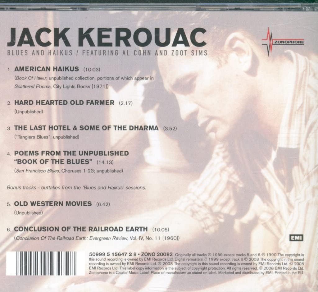 JACK KEROUAC - BLUES AND HAIKUS - FEATURING AL COHN AND ZOOT SIMS [CD]