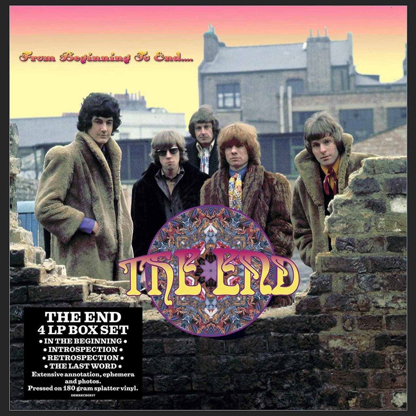 THE END - FROM BEGINNING TO END [180 GRAM SPLATTER VINYL 4LP BOXSET]