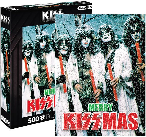 KISS Merry Kissmas 500 pc Jigsaw Puzzle