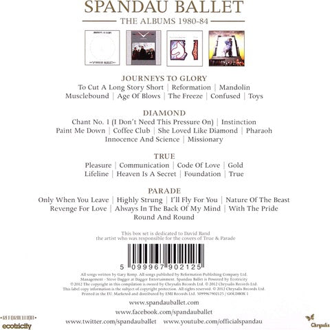 Spandau Ballet - The Albums 1980-1984 [4CD]