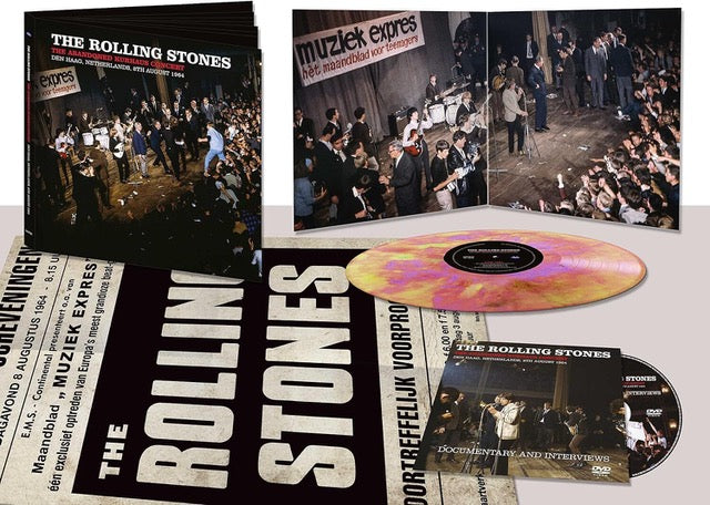 THE ROLLING STONES - THE ABANDONED KURHAUS CONCERT 1964 [LIMITED EDITION HAND NUMBERED 10" VINYL + 32 PAGE BOOK + DVD (REGION 0 NTSC) + POSTER]