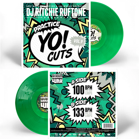 DJ RICHIE RUFFTONE - Practice Yo! Cuts V9 [Green Vinyl]