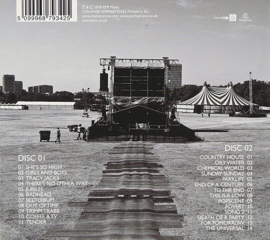 BLUR - ALL THE PEOPLE - LIVE AT HYDE PARK 2009 [2CD]