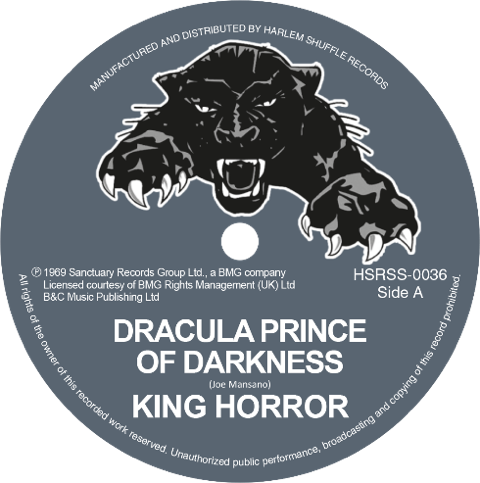 KING HORROR - DRACULA PRINCE OF DARKNESS + GHOST HOURS (7")