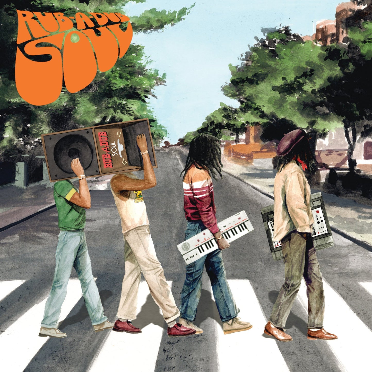 CLIVE HUNT: VARIOUS ARTISTS - RUB-A-DUB SOUL [CD]