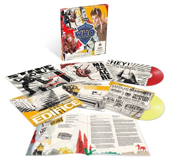 Doctor Who - Pest Control & The Forever Trap (David Tennant & Catherine Tate) on Translucent Red & Yellow Vinyl [6LP]