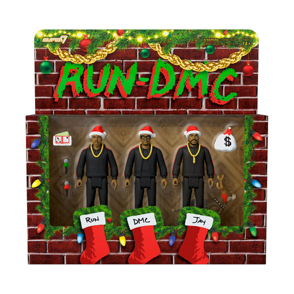 Run Dmc Reaction Figures Wave 2 - Holiday 3 Pack