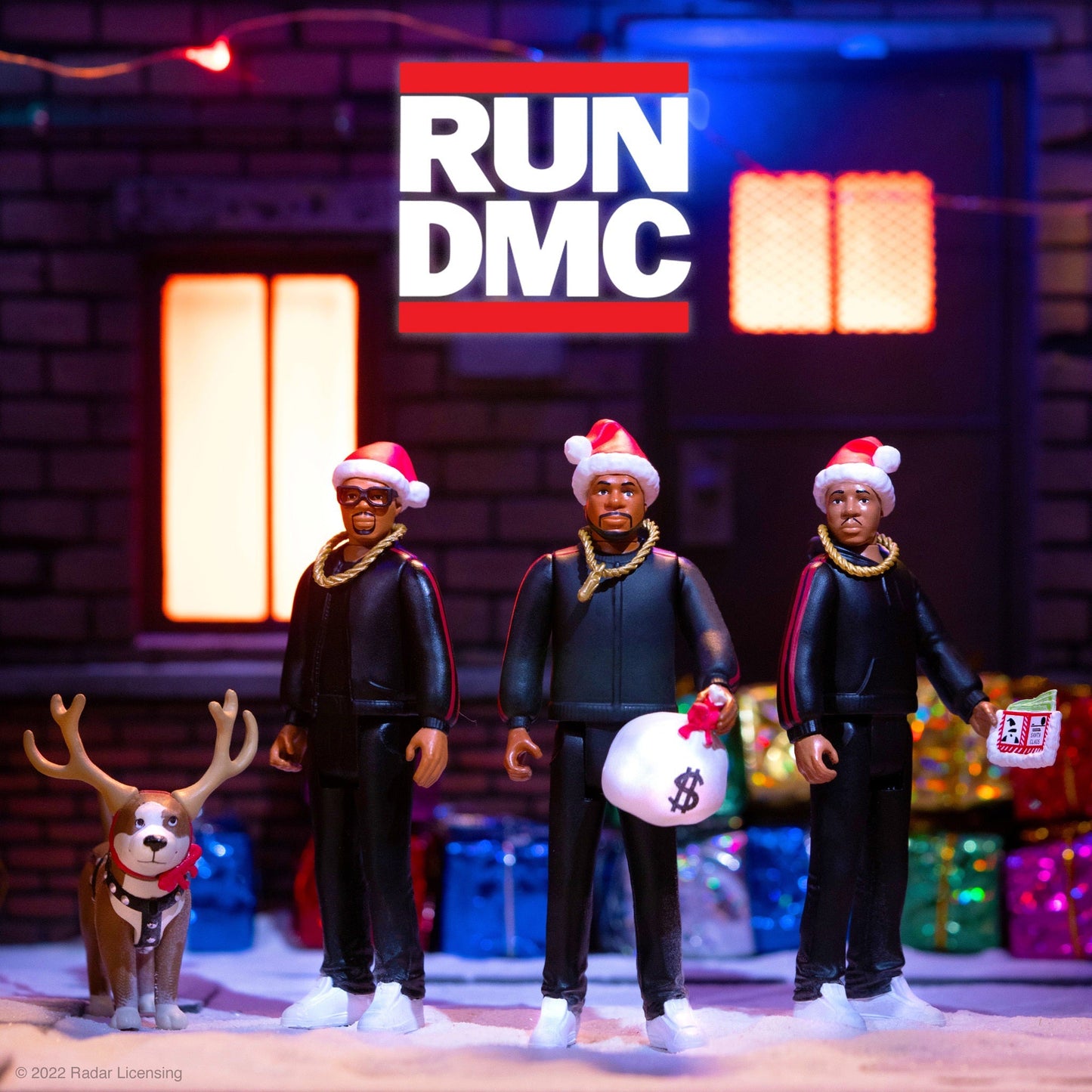 Run Dmc Reaction Figures Wave 2 - Holiday 3 Pack