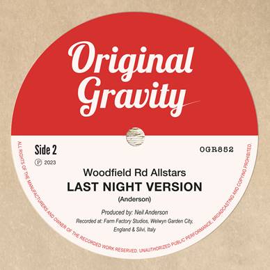 JUNIOR DELL & THE D LITES/WOODFIELD RD ALLSTARS - Last Night Reggay