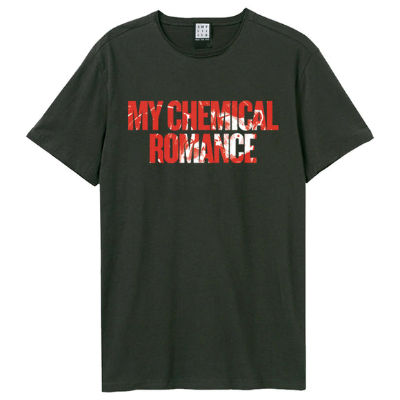 My Chemical Romance Blood Splatter Logo [Charcoal T-Shirt] (Medium)