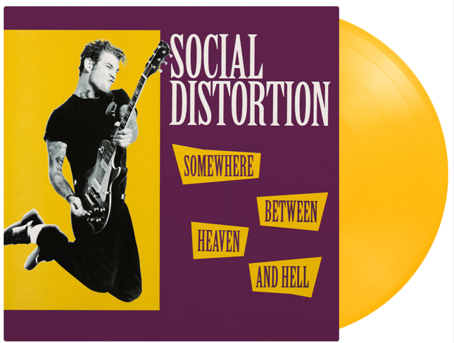 Social Distortion - Somewhere Between Heaven and Hell (1LP Yellow Coloured)