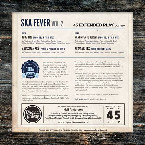 Various Artists - Ska Fever Vol.2 EP [7" Vinyl]
