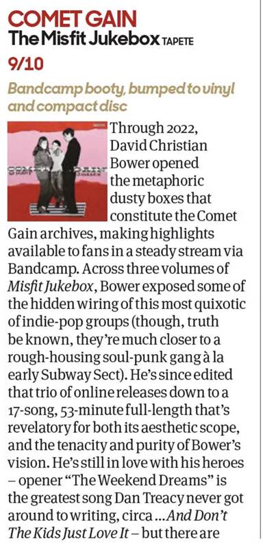 COMET GAIN - THE MISFIT JUKEBOX [CD]