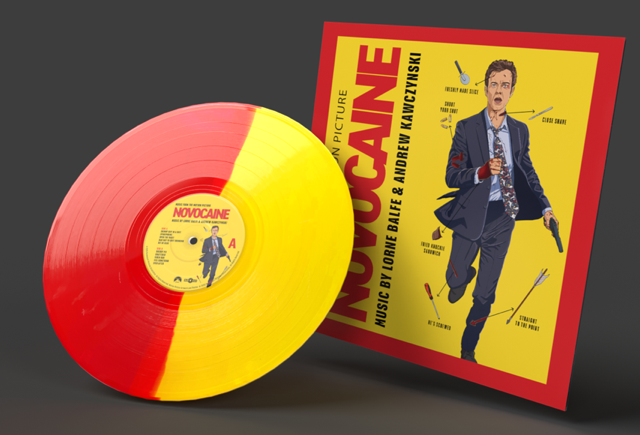 OST: Novocaine / Bafle Kawczynski (1LP red yellow split)