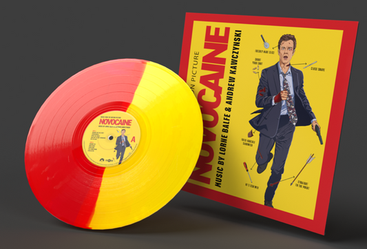 OST: Novocaine / Bafle Kawczynski (1LP red yellow split)