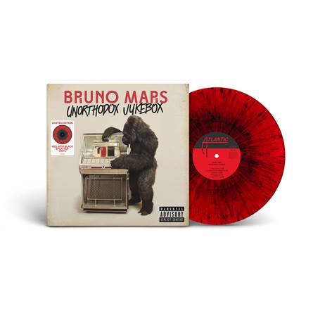 Bruno Mars - Unorthodox Jukebox [Red with Black Splatter Vinyl Pressing]
